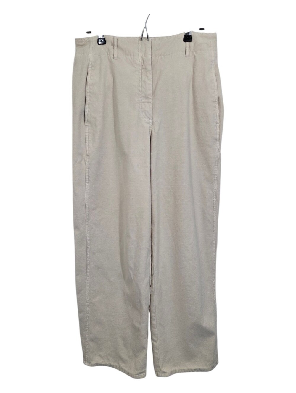 Aritzia Wilfred Ascendant Pants Tan Beige Size 10 Utility Wide Leg Boho Casual